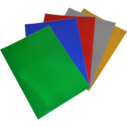 Rainbow Foil Board 510 x 640mm 270gsm Assorted Pack  Of 20