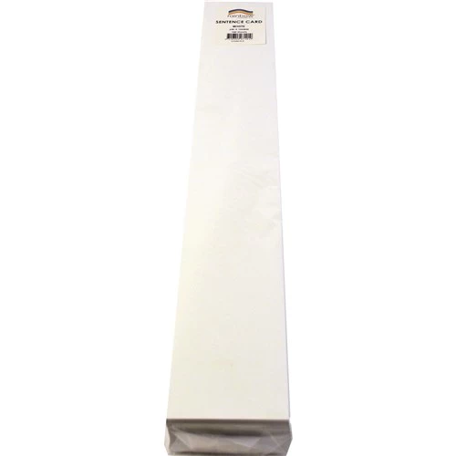 Rainbow Sentence Card 640 x 102mm 300gsm White 100 Sheets