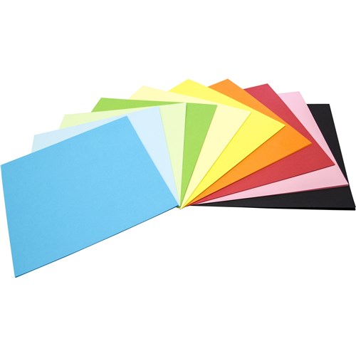 Rainbow Kinder Squares Matte 254mm 80gsm Assorted Pack  Of 360