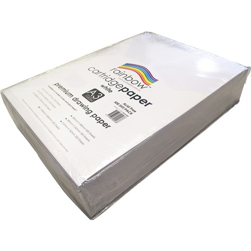 Rainbow Premium Cartridge Paper A3 110gsm Pack  Of 500