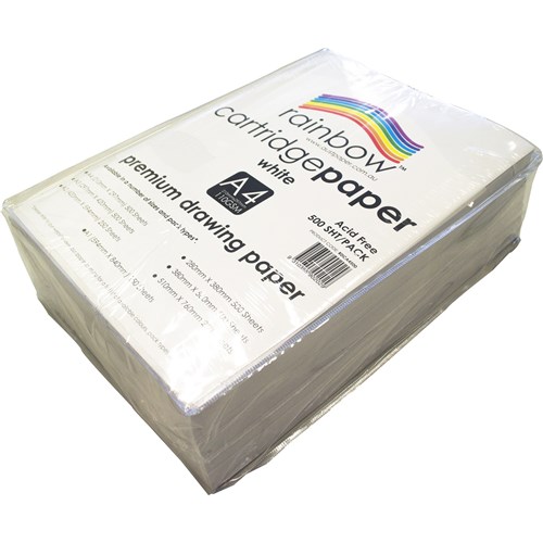 Rainbow Premium Cartridge Paper A4 110gsm Pack  Of 500