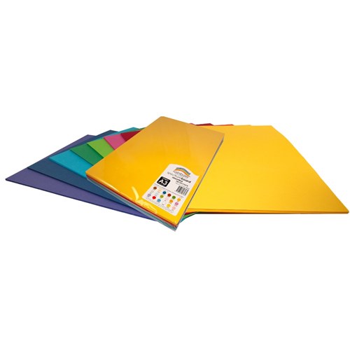 Rainbow Spectrum Board A3 220 gsm Assorted 100 Sheets