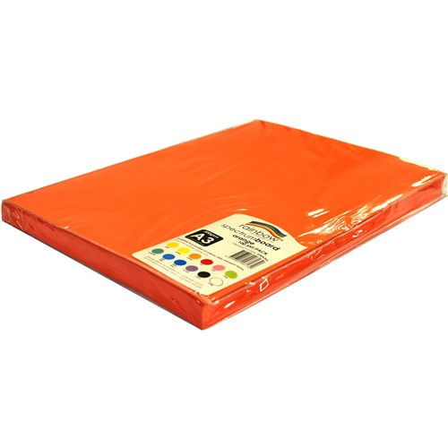 Rainbow Spectrum Board A3 220 gsm Orange 100 Sheets