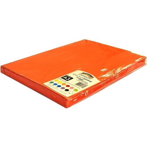 Rainbow Spectrum Board A3 220 gsm Orange 100 Sheets