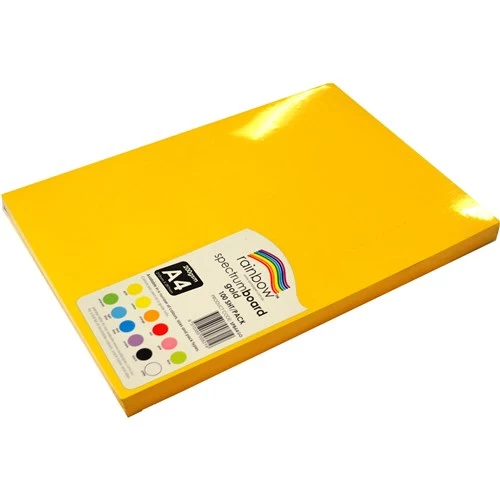 Rainbow Spectrum Board A4 220 gsm Gold 100 Sheets