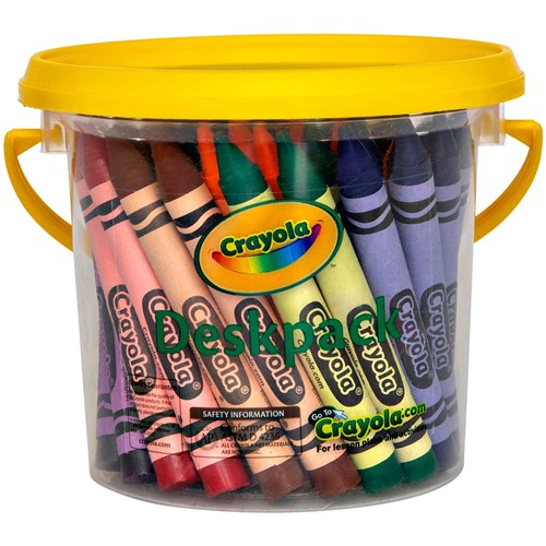 Crayola Crayons Washable DeskPack Large Assorted Pack Of 48