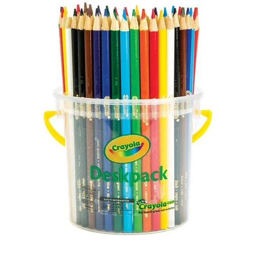 Crayola Coloured Pencils DeskPack Full Size Assorted Pack Of 48