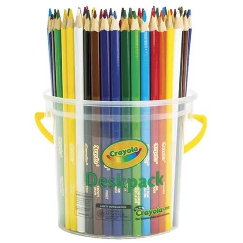 Crayola Triangular Pencils DeskPack  Assorted Pack  of 48