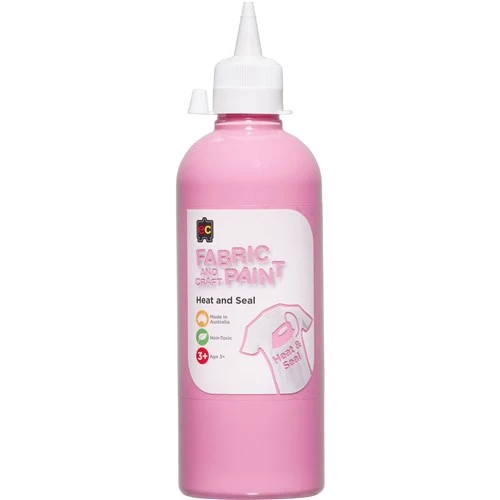 EC Fabric And Craft Paint 500ml Pink