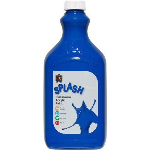 EC Classroom Splash Paint 2 Litres Jelly Belly Blue
