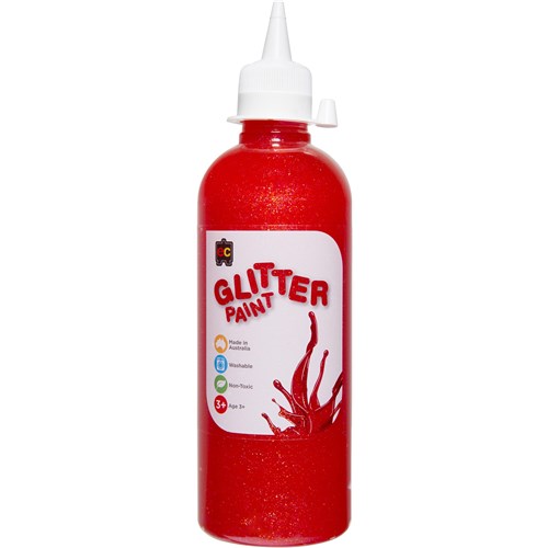 EC Glitter Paint 500ml Fairy Pink