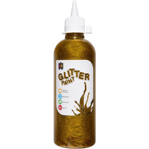 EC Glitter Paint 500ml Gold