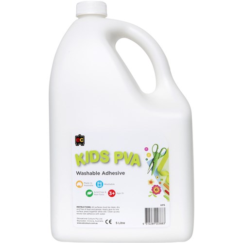 EC Kids Washable PVA Glue 5 Litre