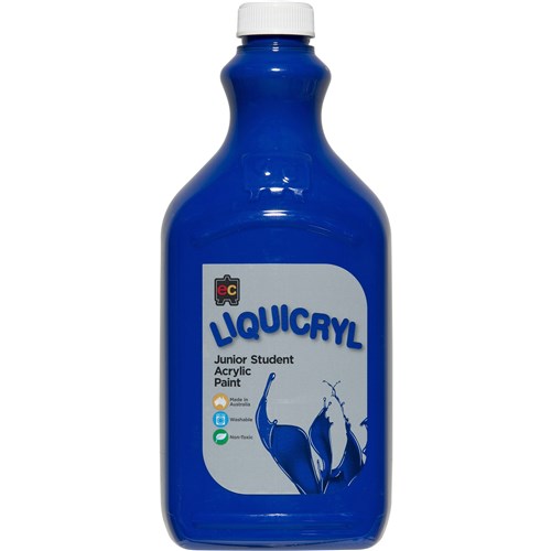 EC Liquicryl Paint 2 Litres Brilliant Blue