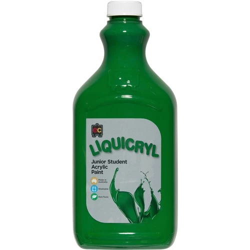 EC Liquicryl Paint 2 Litres Brilliant Green
