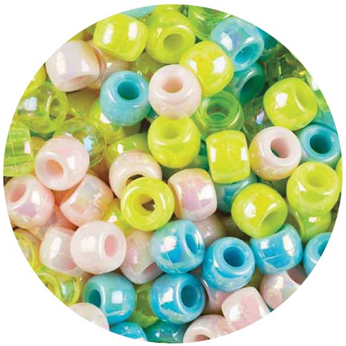 EC Pony Beads Pearl Assorted Pack  of 1000