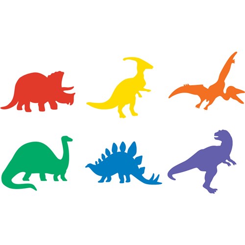 EC Stencil Dinosaurs 240x240mm Pack  of 6