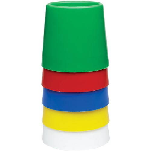 EC Water Pots No 5 Set Assorted Colours Set of 5