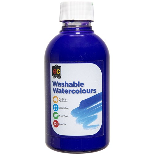 EC Washable Watercolour Paints 250ml Purple