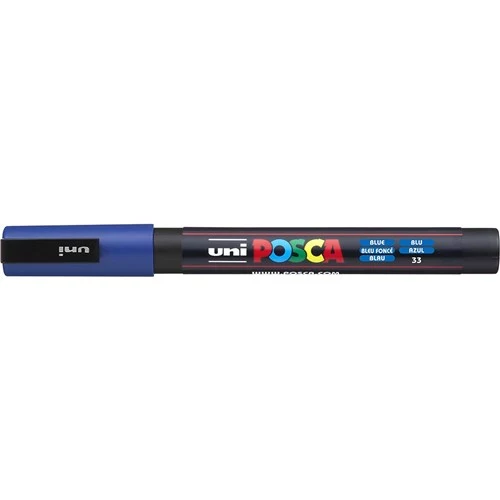 Uni Posca PC-3M Paint Marker  Fine 1.3mm Bullet Tip Blue