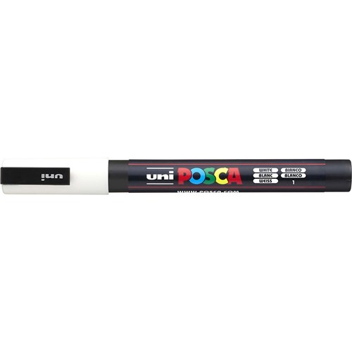 Uni Posca PC-3M Paint Marker  Fine 1.3mm Bullet Tip White