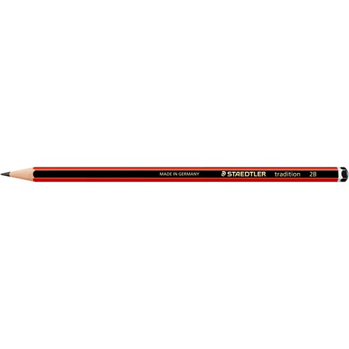 Staedtler 110 Tradition Graphite Pencil 2B Pack  of 12
