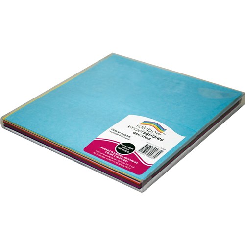 Rainbow Kinder Squares Tissue Paper 250mm 17gsm Assorted Pack  Of 480