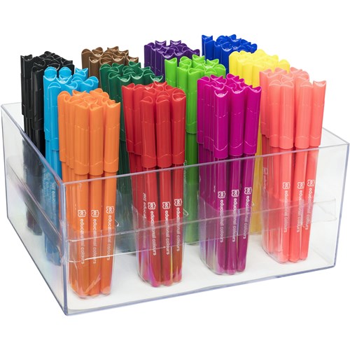 Edvantage Master Marker Bullet Fine Tip 2.6mm Assorted Crate of 144