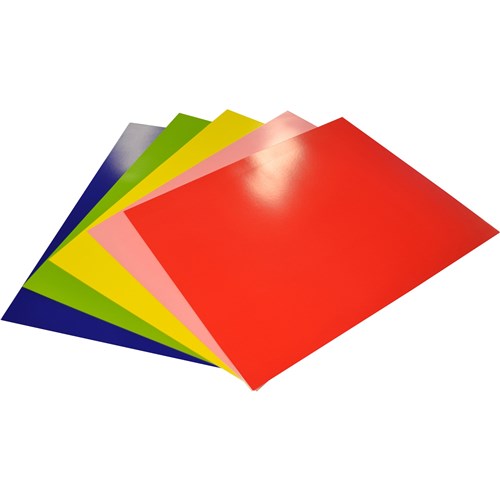Rainbow Poster Board 510x640mm 400gsm Double Sided Assorted Pack  of 10