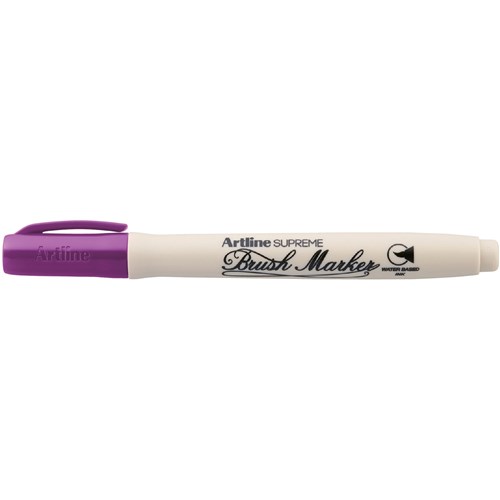 Artline Supreme Brush Markers Magenta Box  Of 12