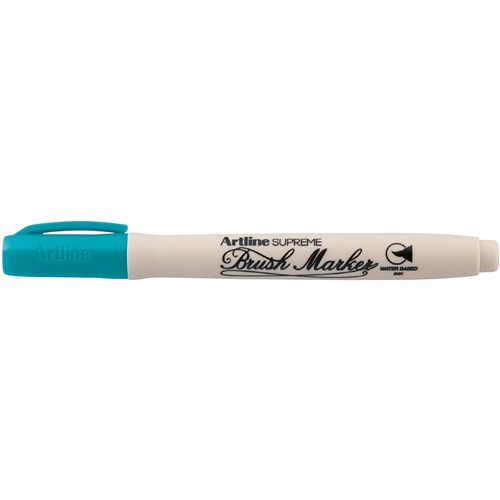 Artline Supreme Brush Markers Turquoise Box  Of 12