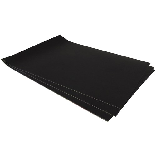 Zart Budget Rainbow Scraper Card A4 Assorted Colours Under Black Coating Pack  of 12
