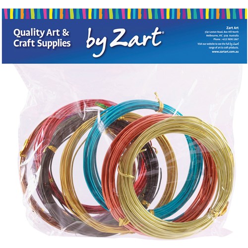 Zart Creative Soft Wire 60m Assorted Gauges & Colours