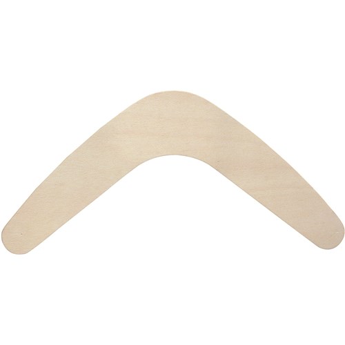 Zart Wooden Boomerangs 6x30cm Pack  of 10