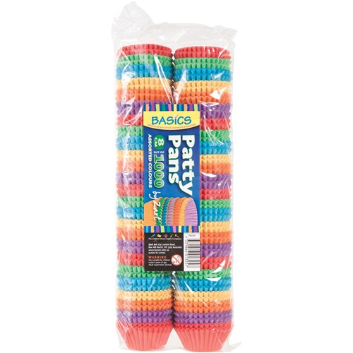 Zart Patty Pans Assorted Colours Pack  of 1000