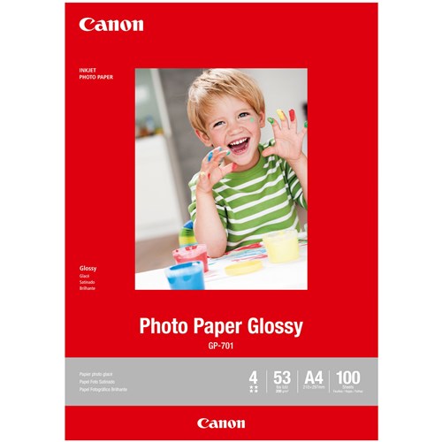Canon Gp701 A4 200Gsm Glossy Photo Paper Pack of 100