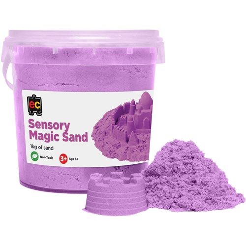 EC Sensory Magic Sand 1kg Tub Purple