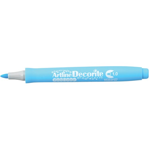 Artline Decorite Pastel Markers Bullet 1.0mm Blue Box  Of 12