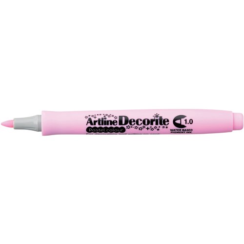 Artline Decorite Pastel Markers Bullet 1.0mm Pink Box  Of 12