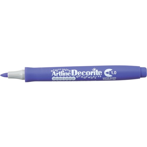 Artline Decorite Pastel Markers Bullet 1.0mm Purple Box  Of 12