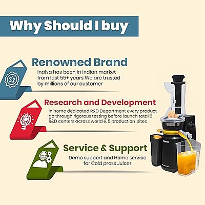 Inalsa slow juicer Nutri N Vit