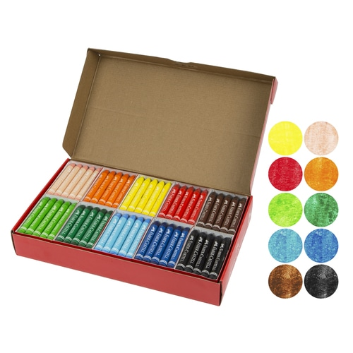 Faber-Castell Wax Crayons Jumbo Box  200