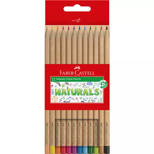 Faber-Castell Naturals Colour Pencils - Box of 12