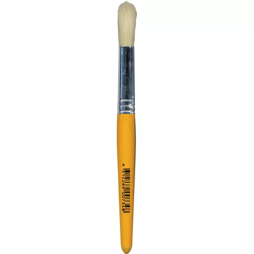 EC Stubby Paint Brush Jumbo Round Hogs Hair Bristle