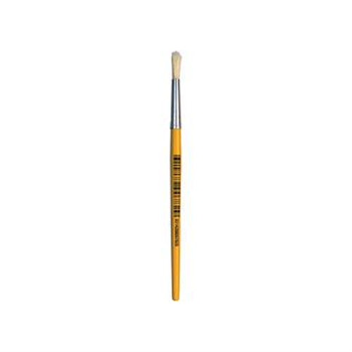 EC Stubby Paint Brush Mini Round Hogs Hair Bristle
