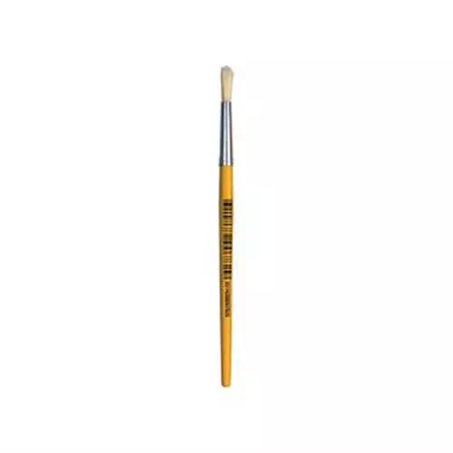 EC Stubby Paint Brush Mini Round Hogs Hair Bristle