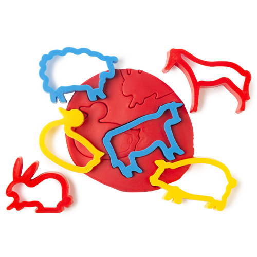 EC Dough Cutters Farm Animals 6 Pack