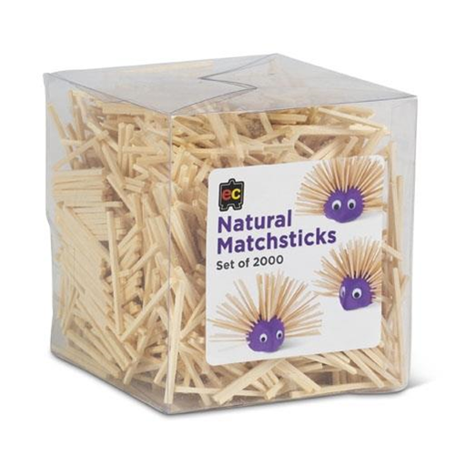 EC Matchsticks Natural 2000 Pack