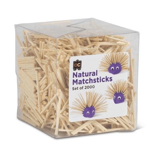 EC Matchsticks Natural 2000 Pack