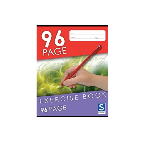 Sovereign Exercise Book 225x175mm 8mm Ruled 96 Page Pk 10